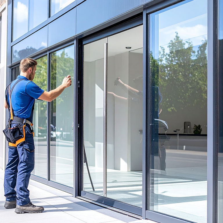 Roller shutter repair services in Stoke-on-Trent by Allied Shopfront Shutter